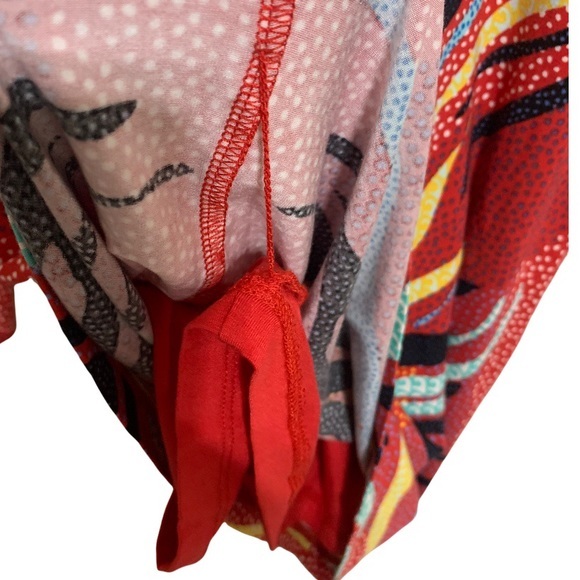 MARA HOFFMAN Scoop Back Mini Dress In Phoenix Red - Picture 9 of 9
